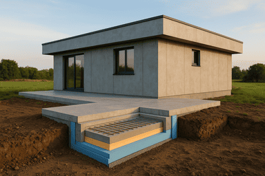 УШП для пассивного дома 12×10 м