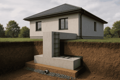 Заглубленная плита 8×12 м Заглубленная плита 8×12 м